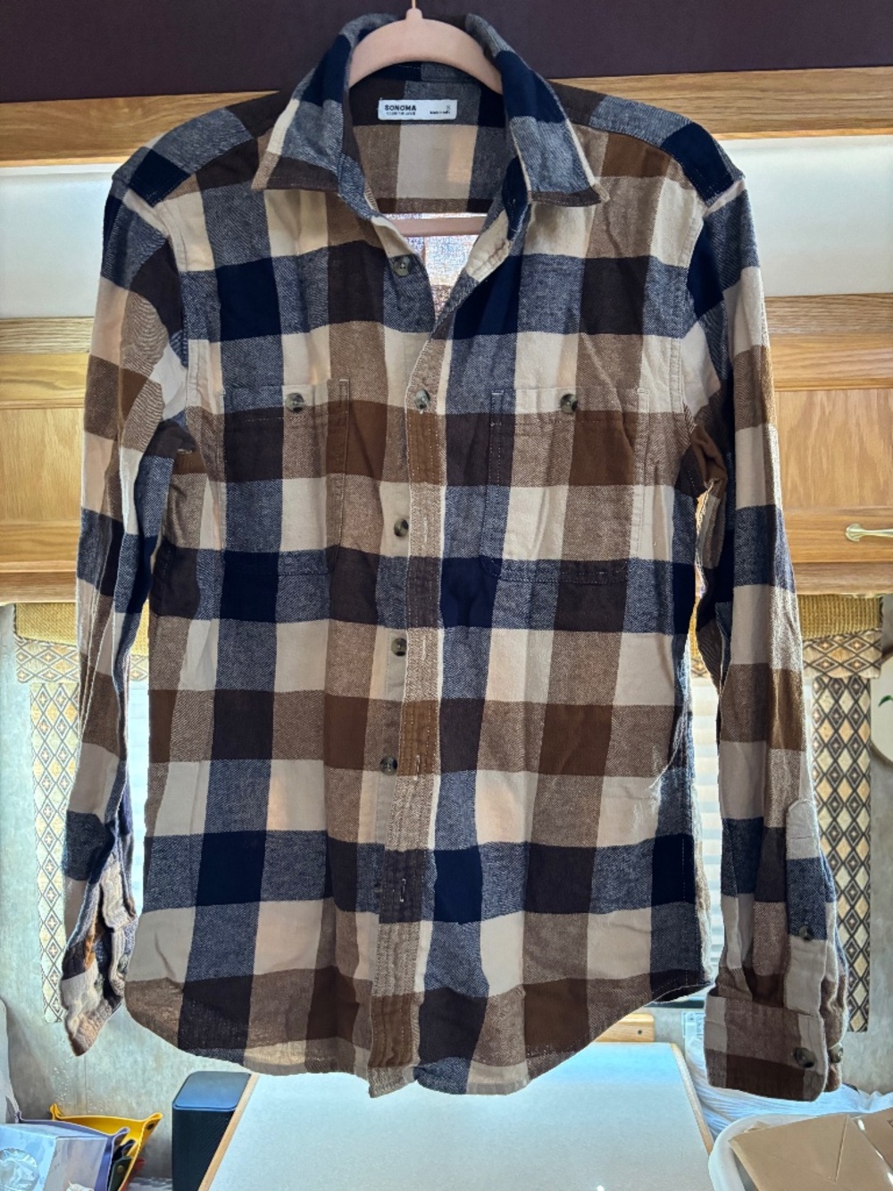 Boy's Plaid Long Sleeve Shirt